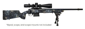 Horizon Firearms HRF-VNP-300P-24R-P Vandal Prime 300 PRC 24" Black Chrome Spiral Fluted Threaded Barrel, Black Chrome Steel Receiver w/Picatinny Rail, Arca Rail Forend, Textured Iota EKO Carbon Fiber