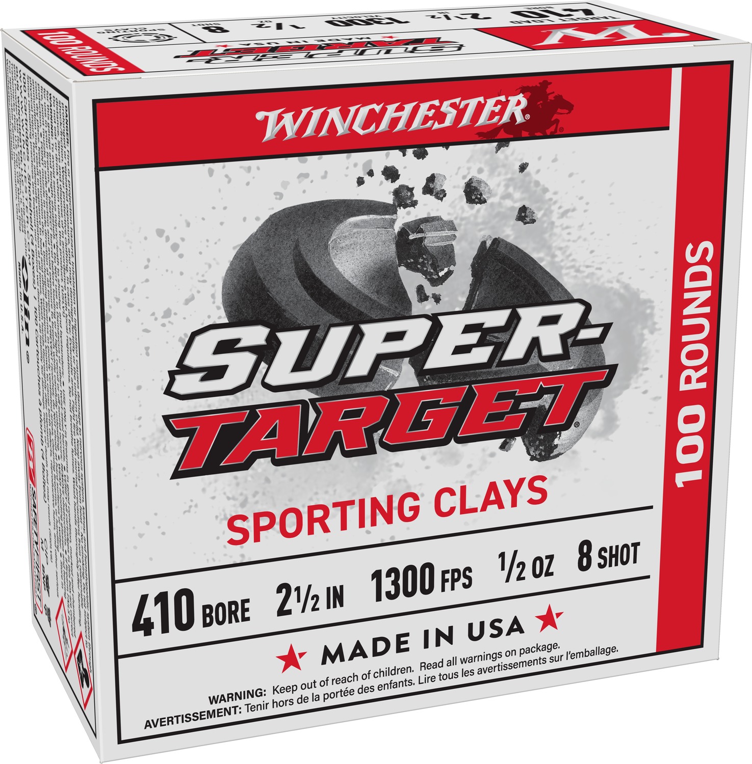 WIN TRGTS418 410BORE 2-1/2" 1/2OZ 8 25/10 1 WIN TRGTS418 410BORE 2-1/2" 1/2OZ 8 25/10