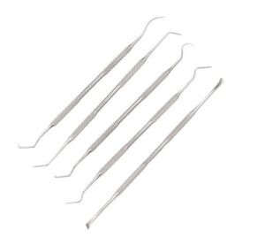 KLEENBORE 5PC GUN PICK TOOL - SET STAINLESS DOUBLE ENDED