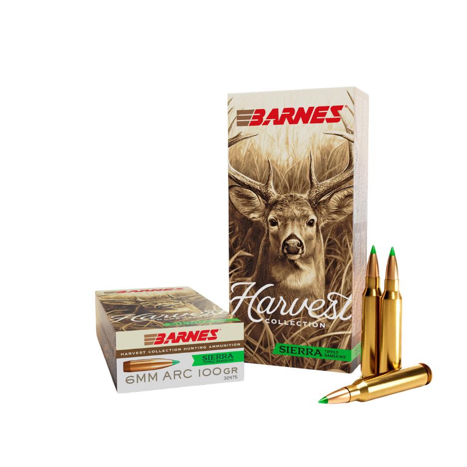 Barnes Harvest Sierra Tipped GameKing Ammunition 6mm ARC 100gr PT 2800 fps 20/ct 1 Barnes Harvest Sierra Tipped GameKing Ammunition 6mm ARC 100gr PT 2800 fps 20/ct