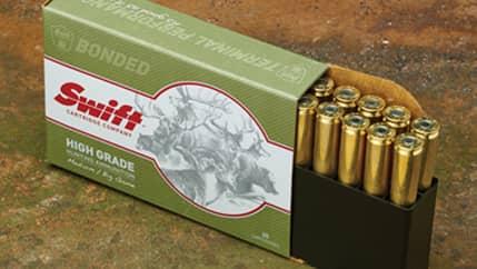 Swift A-Frame Rifle Ammunition .338 Win Mag 250 gr A-Frame 2570 fps 20/ct 1 Swift A-Frame Rifle Ammunition .338 Win Mag 250 gr A-Frame 2570 fps 20/ct