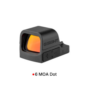 OSIGHT K, 6 MOA DOT OPEN RED DOT SIGHT, BLACK