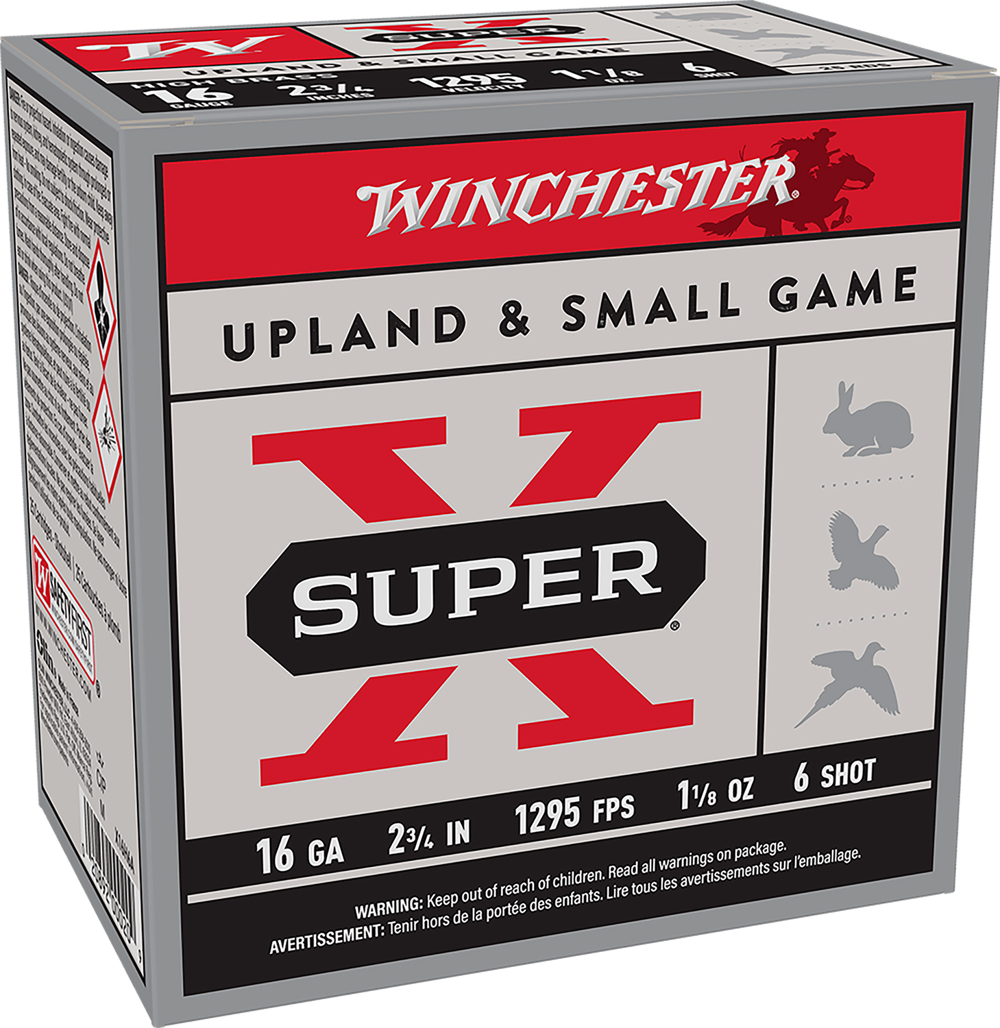Winchester Ammo X16H6 Super X Heavy Game Load 16Gauge 2.75" 1 1/8oz 6Shot 25 Per Box/10 Case 1 Winchester Ammo X16H6 Super X Heavy Game Load 16Gauge 2.75" 1 1/8oz 6Shot 25 Per Box/10 Case