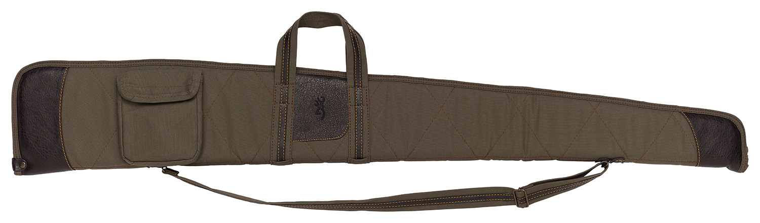 Browning 1415048452 Laredo Shotgun Case Olive w/ Brown Accents Canvas/Leather 1 Browning 1415048452 Laredo Shotgun Case Olive w/ Brown Accents Canvas/Leather