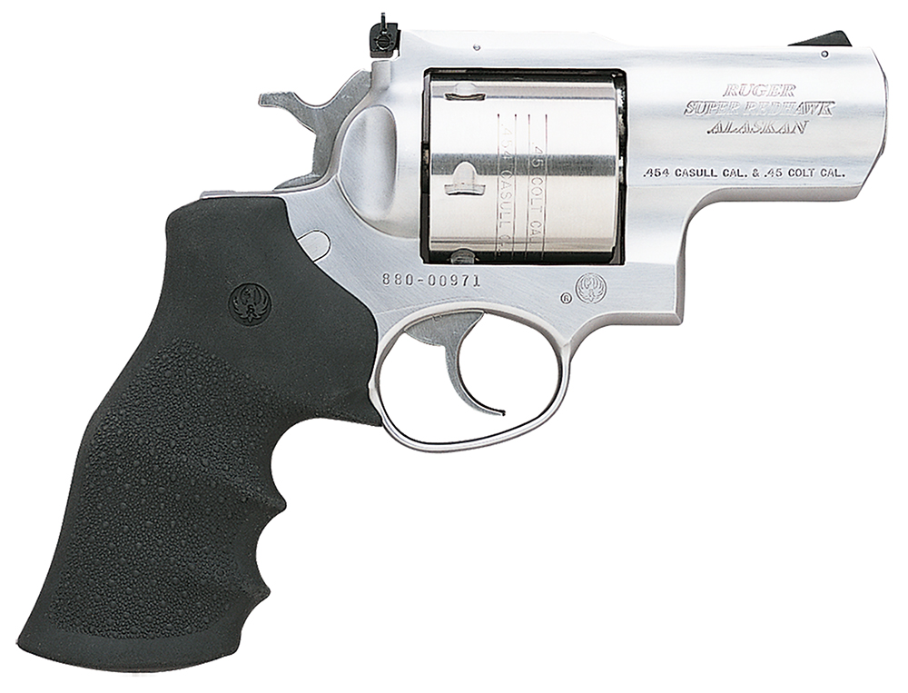 Ruger 5301 Super Redhawk Alaskan Large Frame 454 Casull 6rd 2.50" Satin Stainless Barrel, Frame & Cylinder, Hogue Finger Groove Tamer Monogrip, Grip Transfer Bar Safety, Exposed Hammer 1 Ruger 5301 Super Redhawk Alaskan Large Frame 454 Casull 6rd 2.50" Satin Stainless Barrel, Frame & Cylinder, Hogue Finger Groove Tamer Monogrip, Grip Transfer Bar Safety, Exposed Hammer