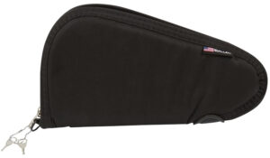 Home 34 Allen 7411 Locking Handgun Case Black Endura, YKK Zippers & Foam Padding Includes 2 Keys 11" L