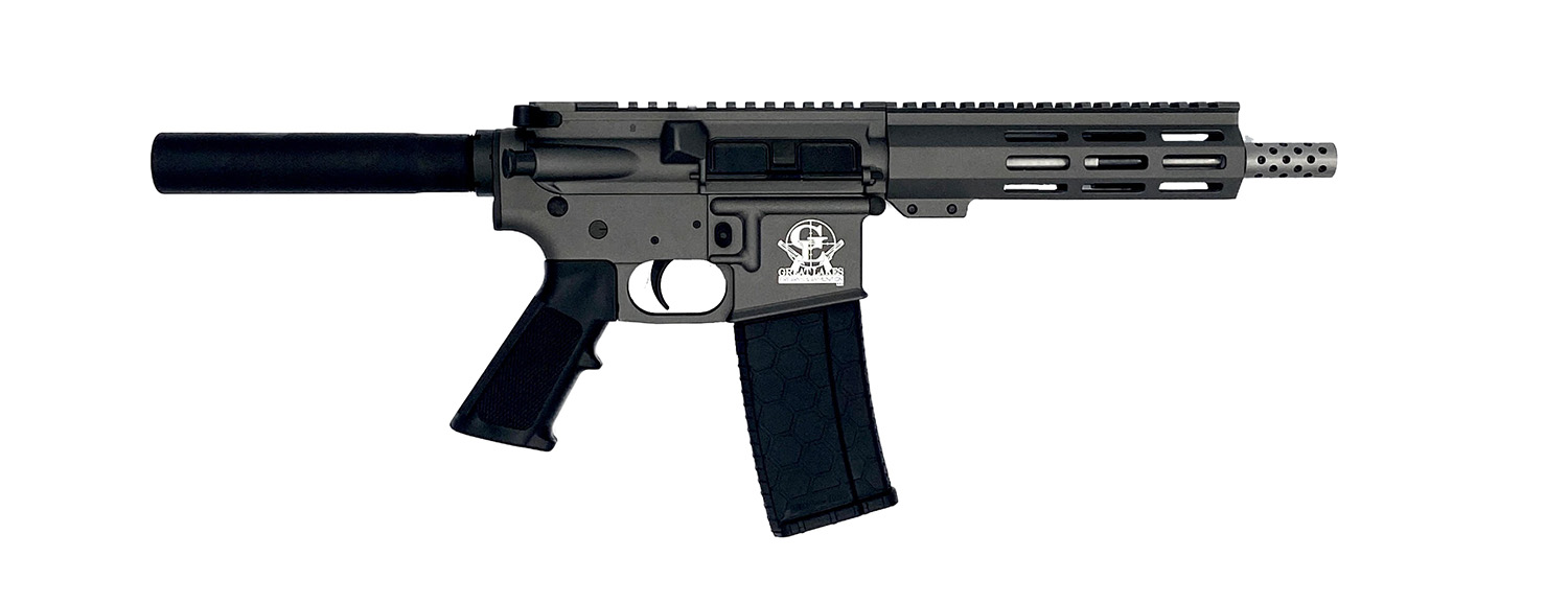 Great Lakes Firearms GL15223SSPTNG AR-15 Pistol 223 Wylde 30+1 7.50" Stainless Barrel, Tungsten Rec, 7" M-LOK Handguard, Buffer Tube (No Brace), Black A2 Grip 1 Great Lakes Firearms GL15223SSPTNG AR-15 Pistol 223 Wylde 30+1 7.50" Stainless Barrel, Tungsten Rec, 7" M-LOK Handguard, Buffer Tube (No Brace), Black A2 Grip