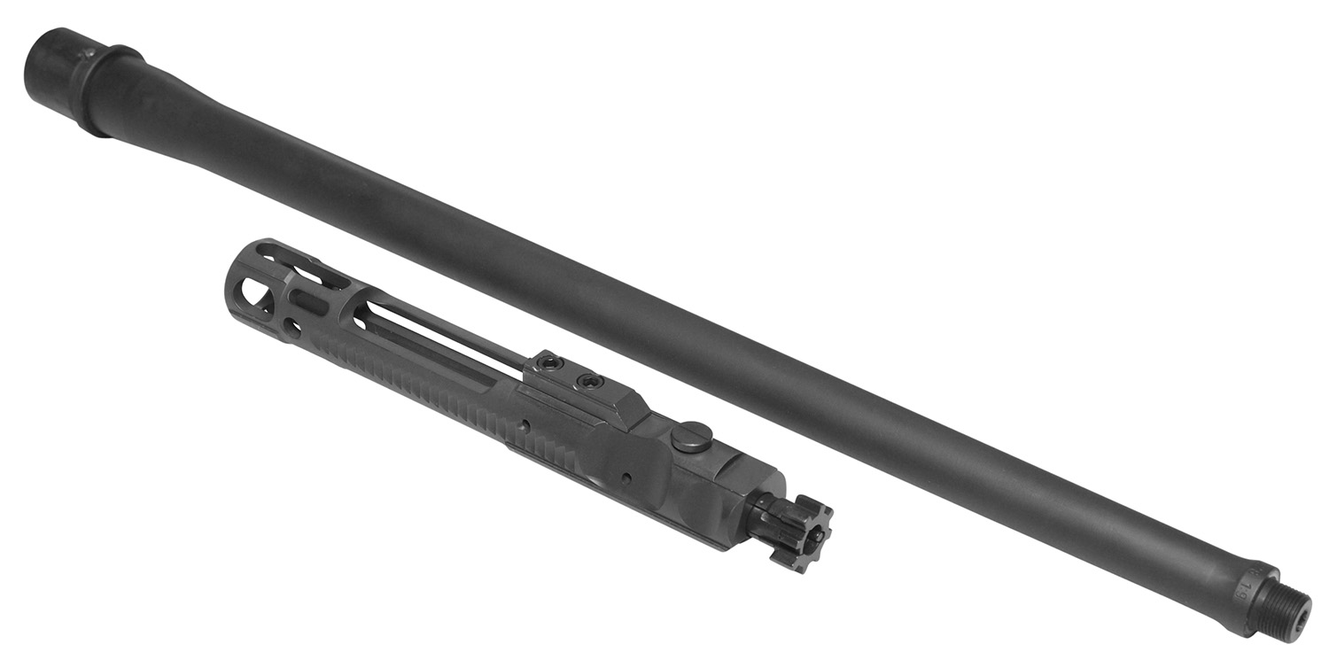 CMMG 57D0476 Replacement Barrel Kit with Bolt Carrier Group, 5.7x28mm 16.10" Threaded, Black, Radial Delayed Blowback, Fits AR-Platform 1 CMMG 57D0476 Replacement Barrel Kit with Bolt Carrier Group, 5.7x28mm 16.10" Threaded, Black, Radial Delayed Blowback, Fits AR-Platform