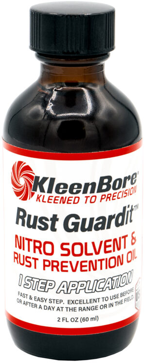 KleenBore RG2BCASE Rust Guardit Nitro Solvent & Rust Prevention Oil Refill Bottle 2oz/12 per case
