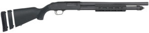 Mossberg 50799 590A1  12 Gauge Pump 3" 6+1 18.50" Black Parkerized Heavy Walled Barrel, M-LOK Forend, Black Parkerized Steel Drilled & Tapped Receiver, Fixed Black Synthetic Stock, Cylinder Bore Choke
