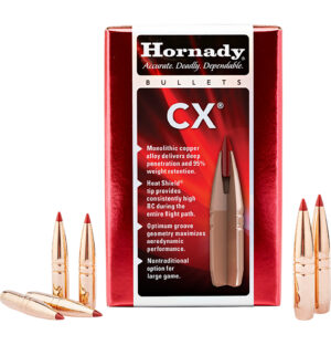 Hornady CX 22 Caliber 65 Grain Polymer Tip Boat Tail Ammunition