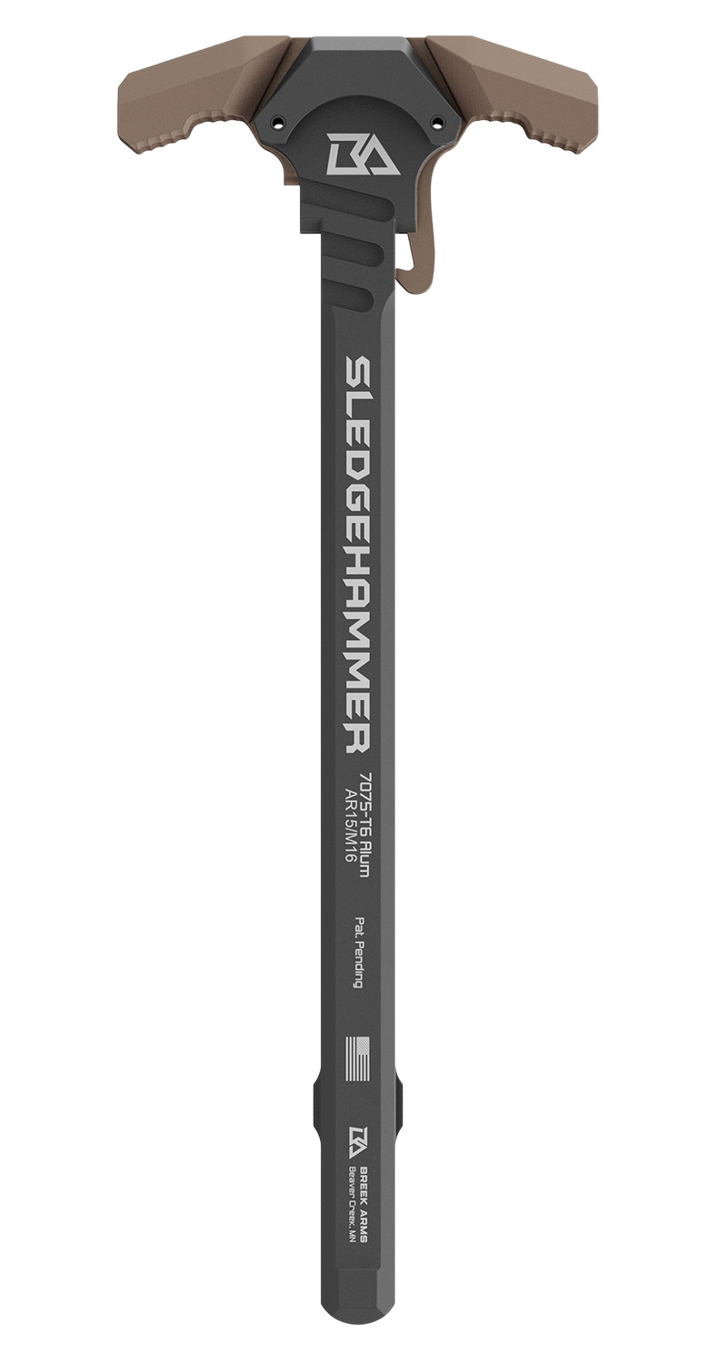 Breek Arms BRK6015FDE Sledgehammer Charging Handle Mil Spec AR15/M16 Rifles Flat Dark Earth 7075-T6 Aluminum 1 Breek Arms BRK6015FDE Sledgehammer Charging Handle Mil Spec AR15/M16 Rifles Flat Dark Earth 7075-T6 Aluminum