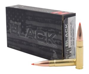 Hornady 80891 Black  300Blackout 208gr Hornady A Max 20 Per Box/10 Case