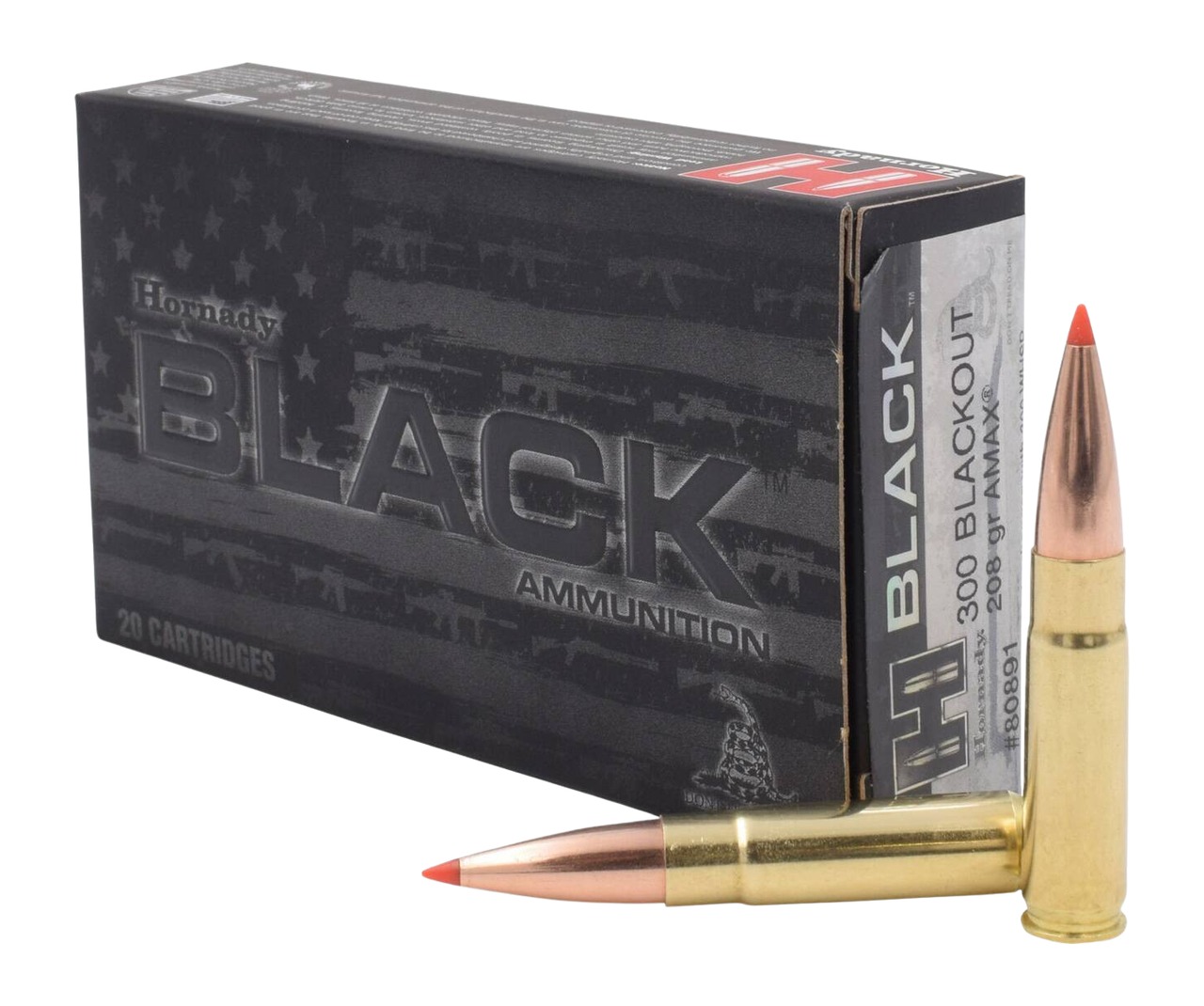 Hornady 80891 Black 300Blackout 208gr Hornady A Max 20 Per Box/10 Case 1 Hornady 80891 Black 300Blackout 208gr Hornady A Max 20 Per Box/10 Case