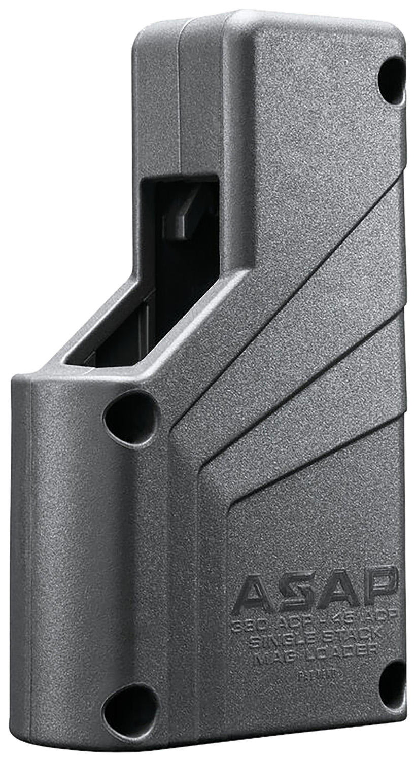 Butler Creek BCA1XSML ASAP Universal Mag Loader Single Stack Style Black Polymer Fits 9mm - 45 ACP Caliber Pistols 1 Butler Creek BCA1XSML ASAP Universal Mag Loader Single Stack Style Black Polymer Fits 9mm - 45 ACP Caliber Pistols