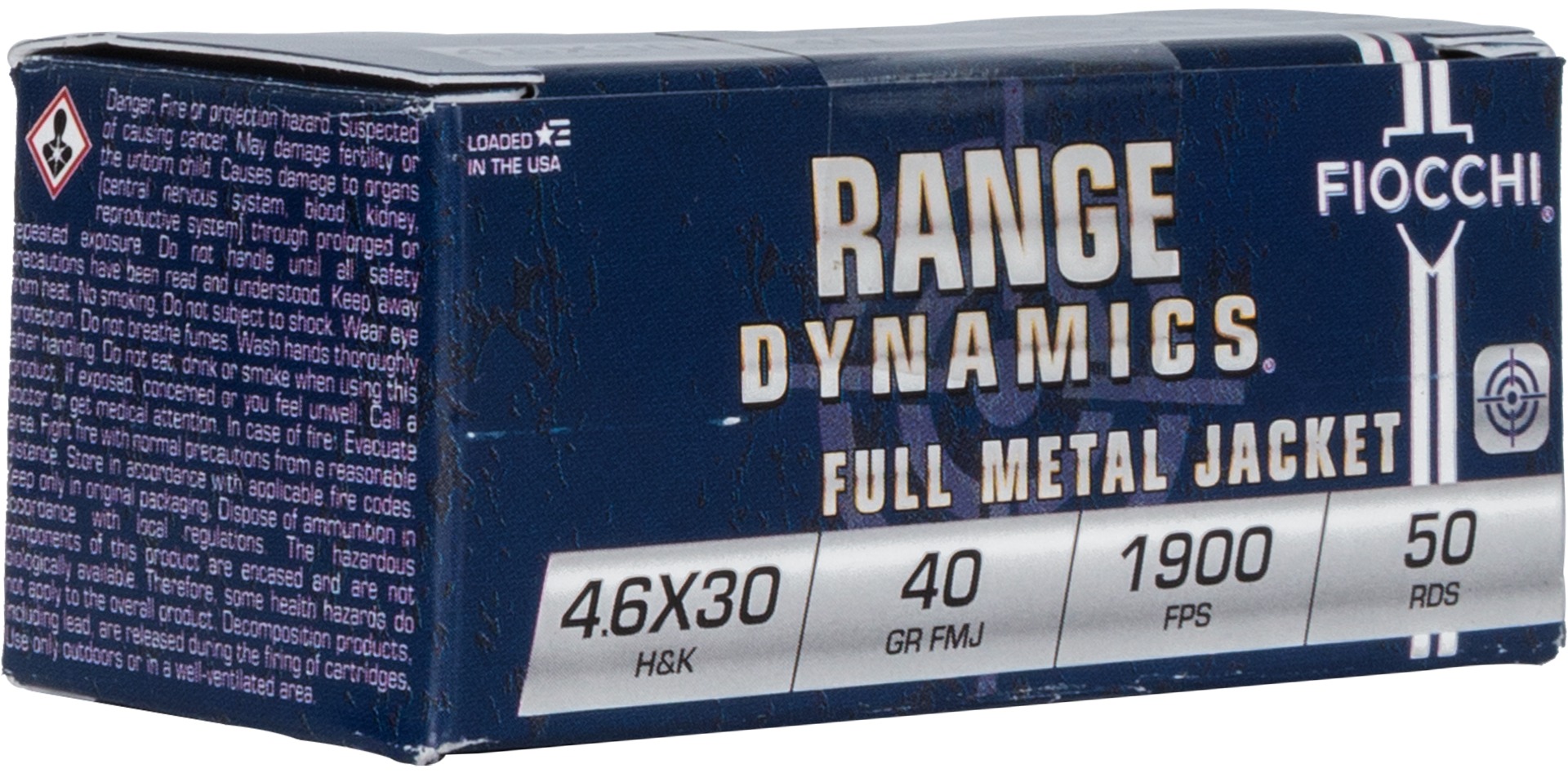 FIO 4.6X30 40GR FMJ 50RD 1 FIO 4.6X30 40GR FMJ 50RD