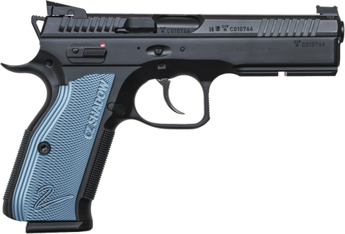 CZ SHADOW 2 9MM FS 17RD - BLACK POLYCOAT BLUE GRIP 1 CZ SHADOW 2 9MM FS 17RD - BLACK POLYCOAT BLUE GRIP