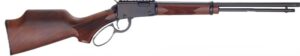 HENRY H1 SPORTER LEVER RIFLE - 22/S/L/LR 18.5" BLUED WALNUT