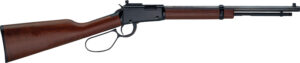 HENRY H1 TRACKER CARBINE - 22WMR 16.5" LL BLUED WALNUT