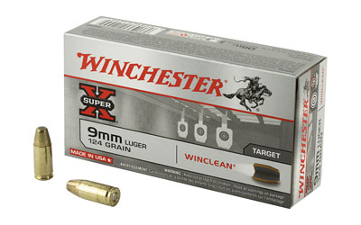 WIN SPRX WINCLEAN 9MM 124GR 50/500 1 WIN SPRX WINCLEAN 9MM 124GR 50/500