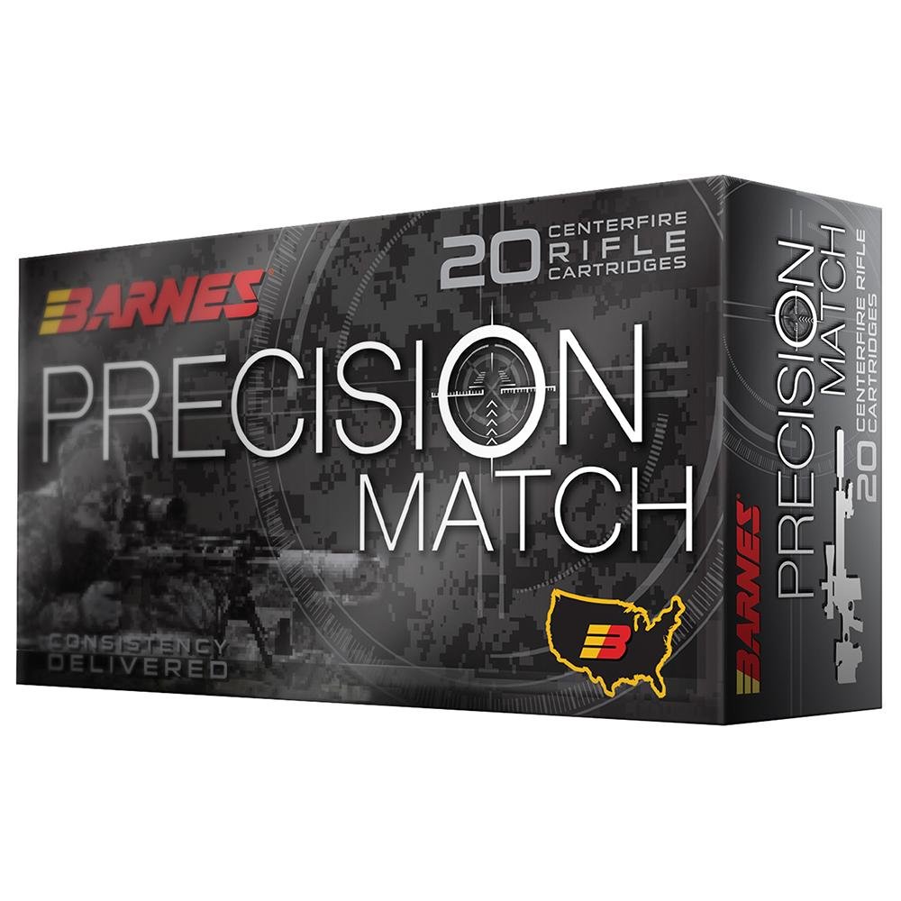 Barnes Precision Match Rifle Ammunition 5.56mm 85 gr OTM 20/ct 1 Barnes Precision Match Rifle Ammunition 5.56mm 85 gr OTM 20/ct
