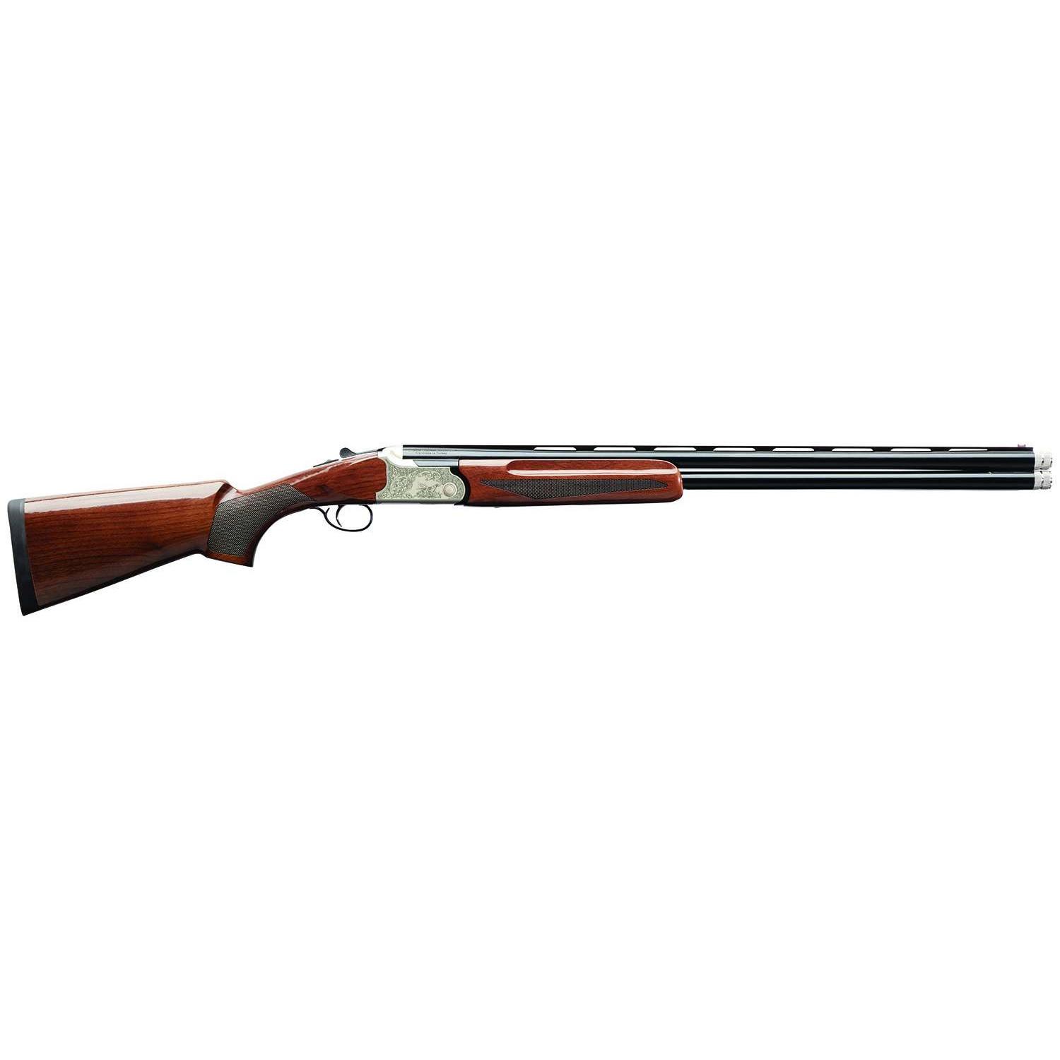 Charles Daly 202A Shotgun 20ga 2rd 26" Barrel Silver Engraved and Walnut Compact Stock 1 Charles Daly 202A Shotgun 20ga 2rd 26" Barrel Silver Engraved and Walnut Compact Stock