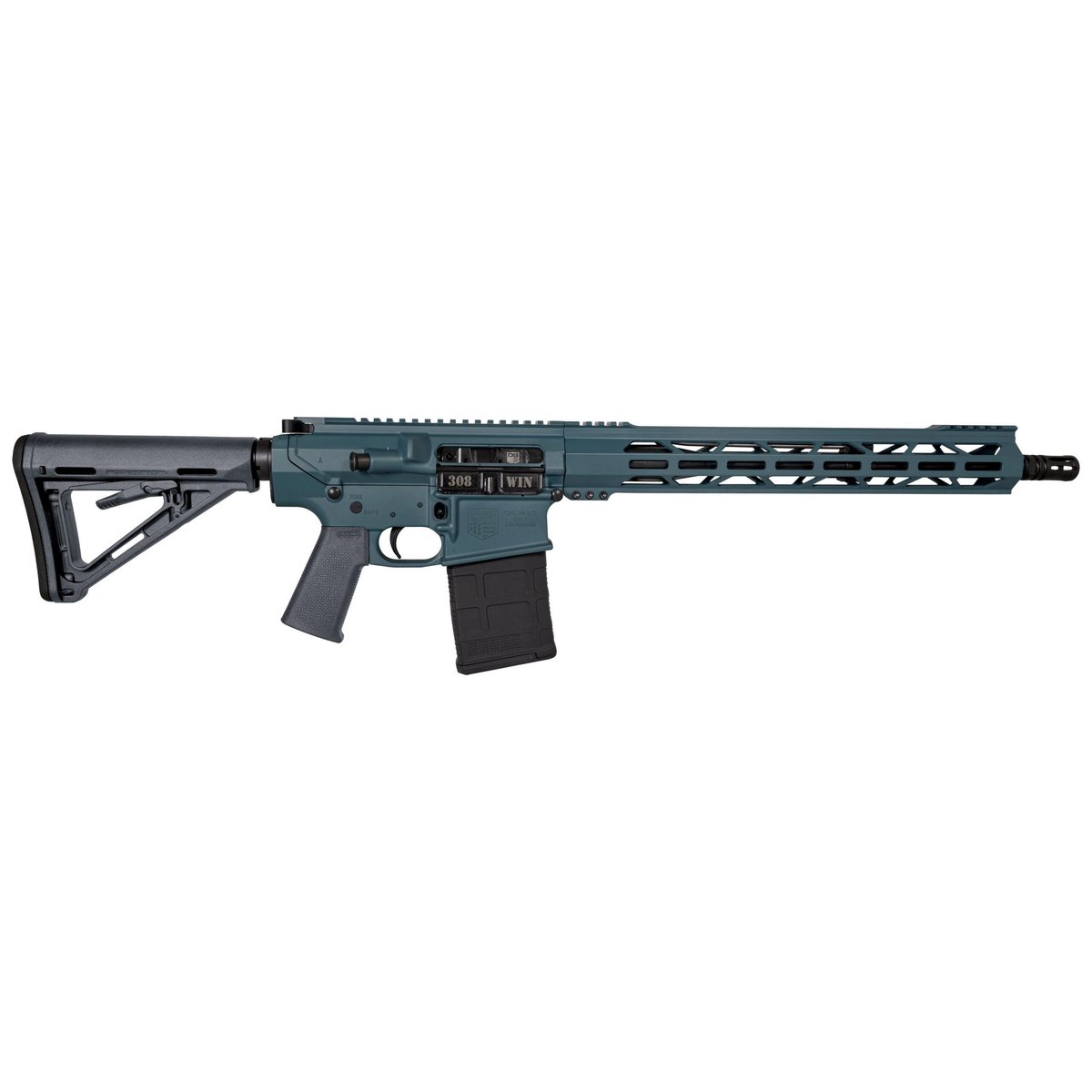 Diamondback DB10 Carbon Series Rifle .308 Win 20rd Magazine 16" Barrel 15" M-LOK Rail Jesse James Civil Defense Blue 1 Diamondback DB10 Carbon Series Rifle .308 Win 20rd Magazine 16" Barrel 15" M-LOK Rail Jesse James Civil Defense Blue