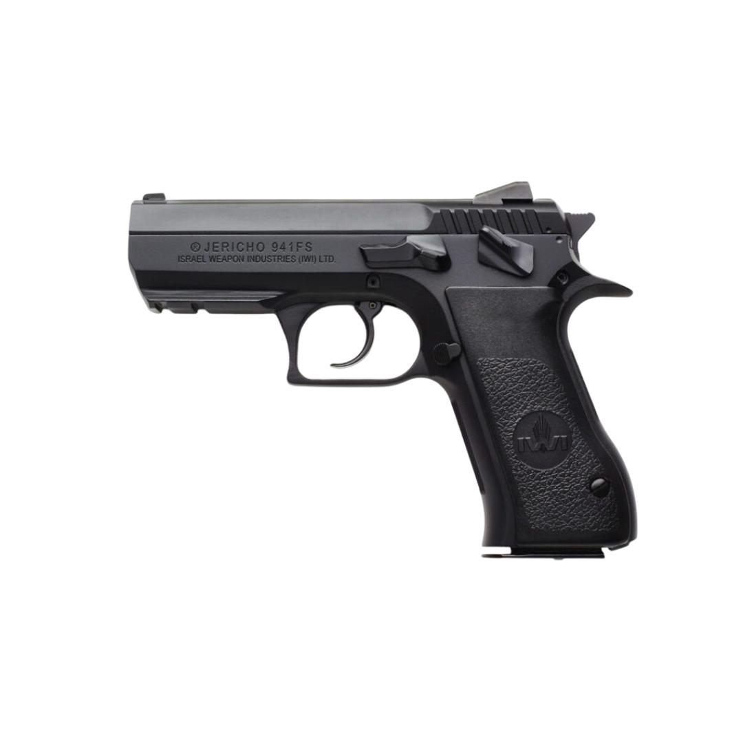 IWI Jericho 941 Mid Sized Steel Frame Handgun 9mm Luger 16rd Magazine 3.8" Barrel Black 1 IWI Jericho 941 Mid Sized Steel Frame Handgun 9mm Luger 16rd Magazine 3.8" Barrel Black