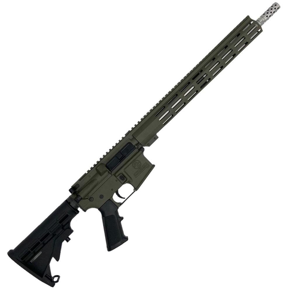GLFA AR-15 Rifle .223 Wylde 30rd Magazine 16" Barrel OD Green/Stainless Steel with 15.25" Handguard 1 GLFA AR-15 Rifle .223 Wylde 30rd Magazine 16" Barrel OD Green/Stainless Steel with 15.25" Handguard