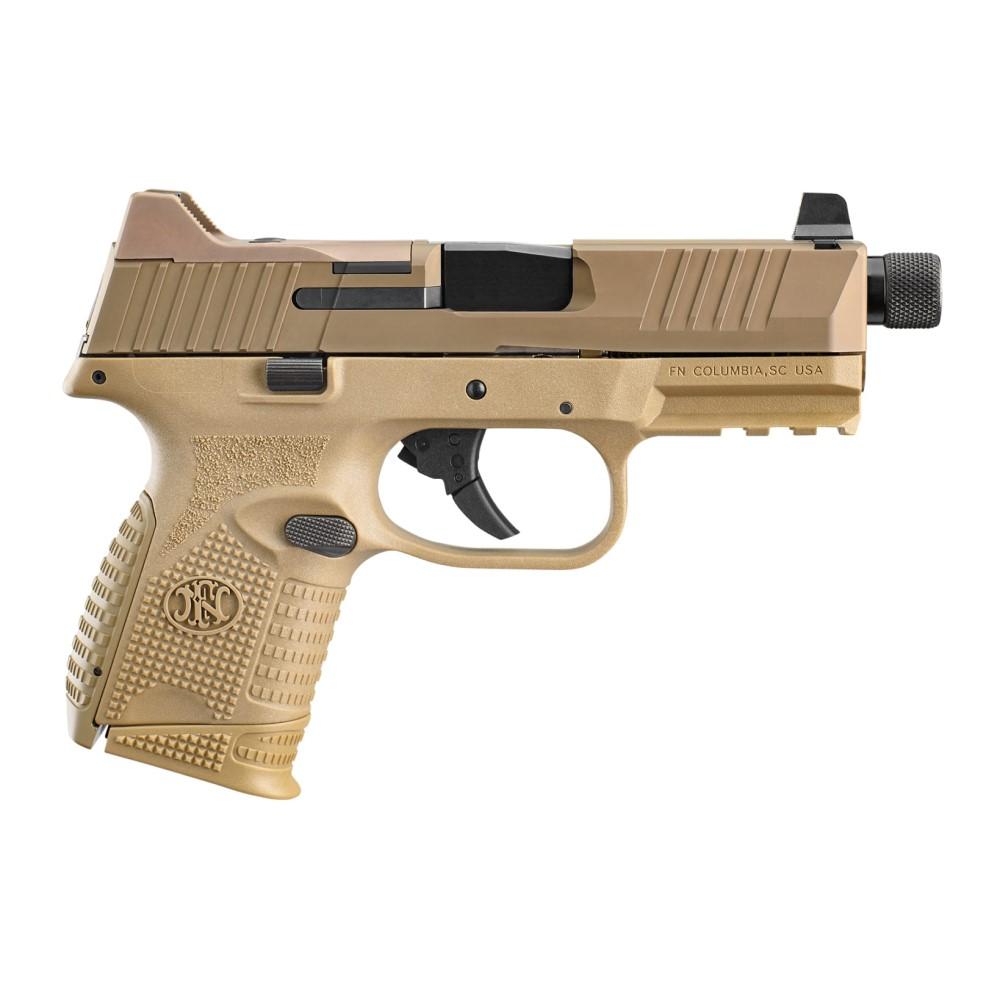 FN 509 Compact Tactical Handgun 9mm Luger 12rd & 24rd Magazines (2) 4.32" Barrel FDE 1 FN 509 Compact Tactical Handgun 9mm Luger 12rd & 24rd Magazines (2) 4.32" Barrel FDE