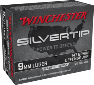 WINCHESTER SILVERTIP 9MM 147GR HP 20RDS 200RD CASE