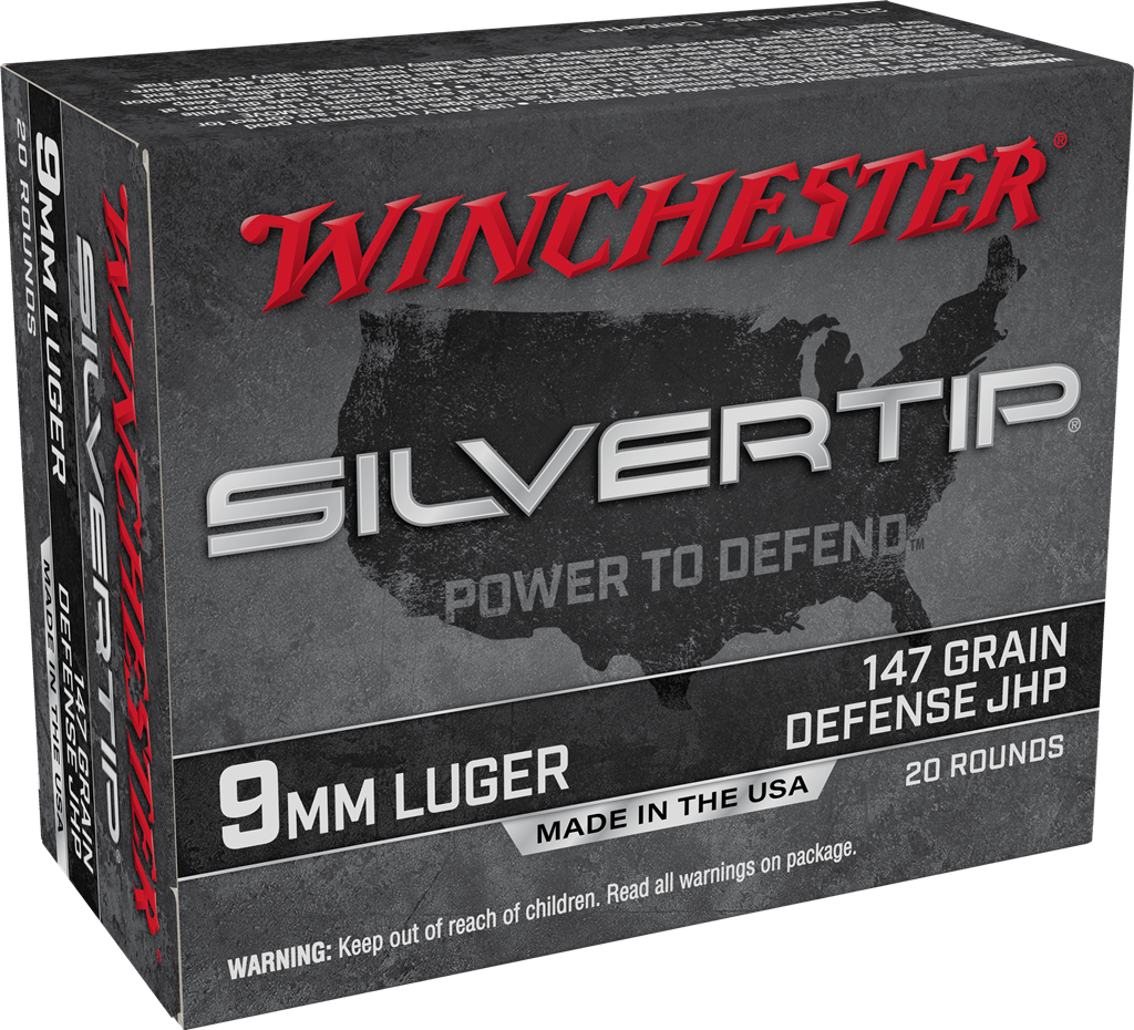 WINCHESTER SILVERTIP 9MM 147GR HP 20RDS 200RD CASE 1 WINCHESTER SILVERTIP 9MM 147GR HP 20RDS 200RD CASE