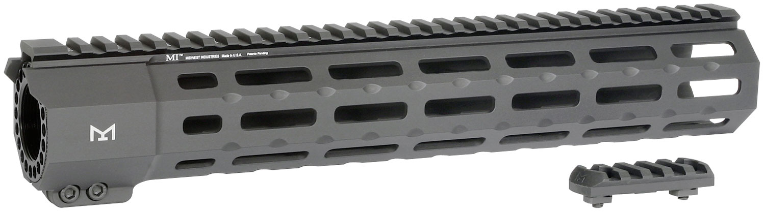 MIDWEST INDUSTRIES INC MISP12M SP-Series AR-15 6061 Aluminum Black Hard Coat Anodized 12.625" 1 MIDWEST INDUSTRIES INC MISP12M SP-Series AR-15 6061 Aluminum Black Hard Coat Anodized 12.625"