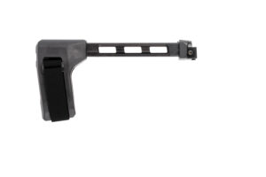 SB Tactical FS1913A01SB SBT Side Folding Black Synthetic with Hinge, 9.25" OAL & Nylon Strap for AR-Platform with 1913 Picatinny Rail (Tube Not Included)