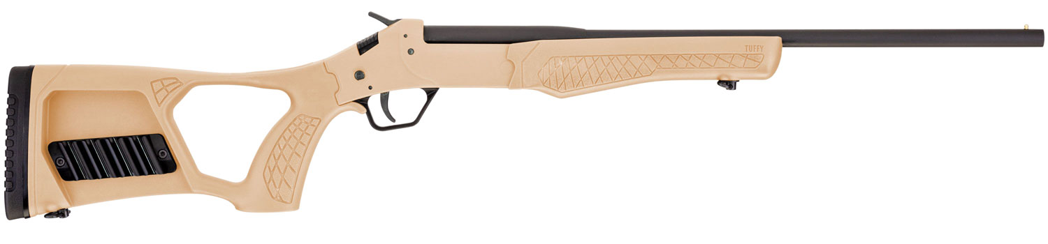 Rossi SSP1TAN Tuffy Single Shot Youth 410 Gauge Break Open 3" 1rd 18.50" Matte Black Barrel, Matte Black Steel Receiver, Tan Synthetic Thumbhole Stock w/Shell Holder, Right Hand 1 Rossi SSP1TAN Tuffy Single Shot Youth 410 Gauge Break Open 3" 1rd 18.50" Matte Black Barrel, Matte Black Steel Receiver, Tan Synthetic Thumbhole Stock w/Shell Holder, Right Hand