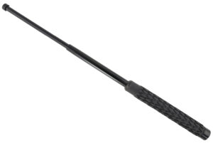 Uzi Accessories IMPEXP21 Civilian Protection Issue  21" Expandable Black HRC 15/16 Steel Black Textured Includes Sheath