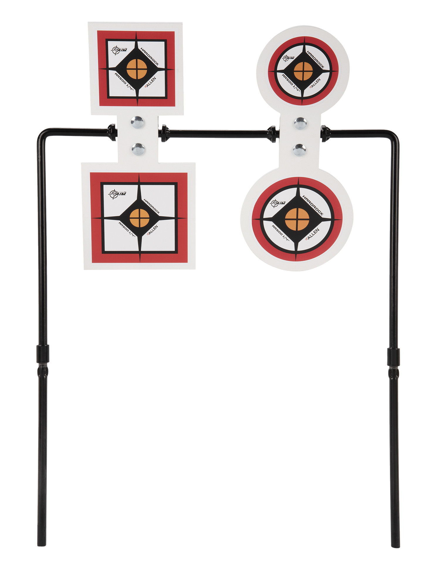 EZ-Aim 15593 Hardrock Spinner AR500 Round Target & Stand .25" Thick 1 EZ-Aim 15593 Hardrock Spinner AR500 Round Target & Stand .25" Thick