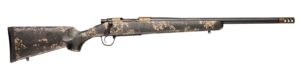 Christensen Arms 8010620200 Ridgeline FFT 300 PRC 3+1 22" Carbon Fiber/Threaded Barrel, Burnt Bronze Cerakote, Green with Black/Tan Accents Stock