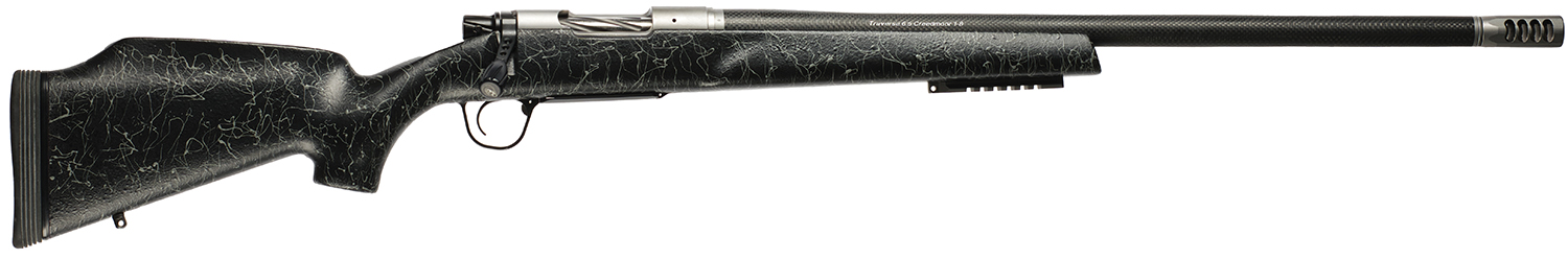 Christensen Arms 8011001700 Traverse 300 Win Mag 3+1 26" Threaded Barrel, Natural Stainless, Black with Gray Webbing Stock 1 Christensen Arms 8011001700 Traverse 300 Win Mag 3+1 26" Threaded Barrel, Natural Stainless, Black with Gray Webbing Stock