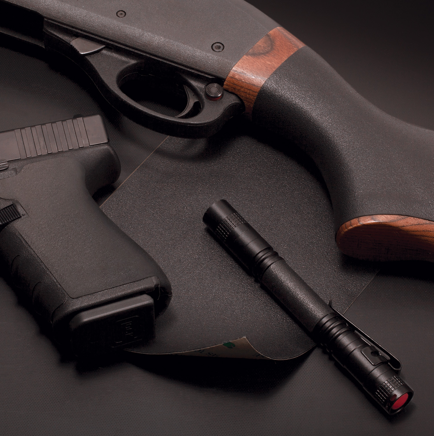 Hogue 17079 D.I.Y. Wrapter Adhesive Grip made of Heavy Grit with Black Finish & 5" x 6.75" Dimensions for Firearms 1 Hogue 17079 D.I.Y. Wrapter Adhesive Grip made of Heavy Grit with Black Finish & 5" x 6.75" Dimensions for Firearms