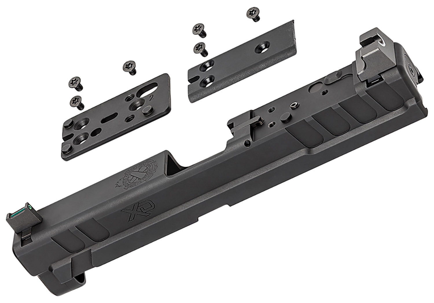 Springfield Armory XD4901 XD OSP 9mm Black Steel for Springfield XD with Optics Cut, Suppressor Height Night Sights, Includes Cover Plates 1 Springfield Armory XD4901 XD OSP 9mm Black Steel for Springfield XD with Optics Cut, Suppressor Height Night Sights, Includes Cover Plates
