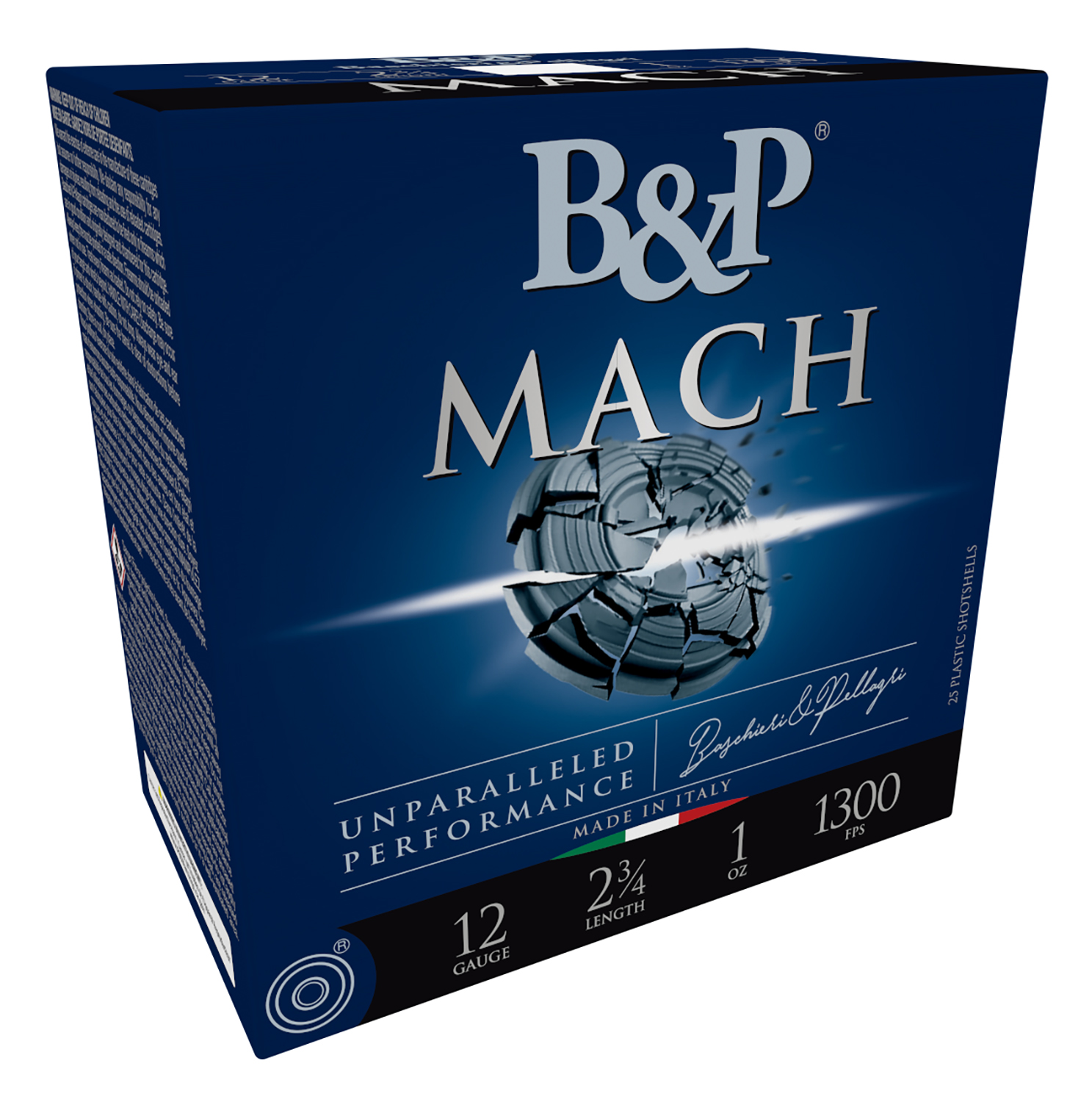 B&P 12B1F2H7 Competition F2 Mach 12Gauge 2.75" 1oz 7.5Shot 25 Per Box/10 Case 1 B&P 12B1F2H7 Competition F2 Mach 12Gauge 2.75" 1oz 7.5Shot 25 Per Box/10 Case