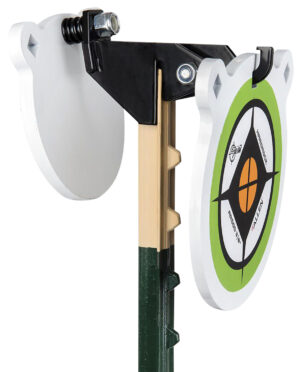 Home 31 EZ-Aim 15634 Fence Topper Gong Hook & Recoil Spring Black/Brown Steel 7"
