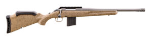 Home 30 Ruger 46924 American II Ranch Full Size 400 Legend 5+1 16.10" Cobalt Cerakote Threaded Barrel & Alloy Steel Receiver w/Picatinny Rail, Flat Dark Earth Splatter Adj LOP Synthetic Stock
