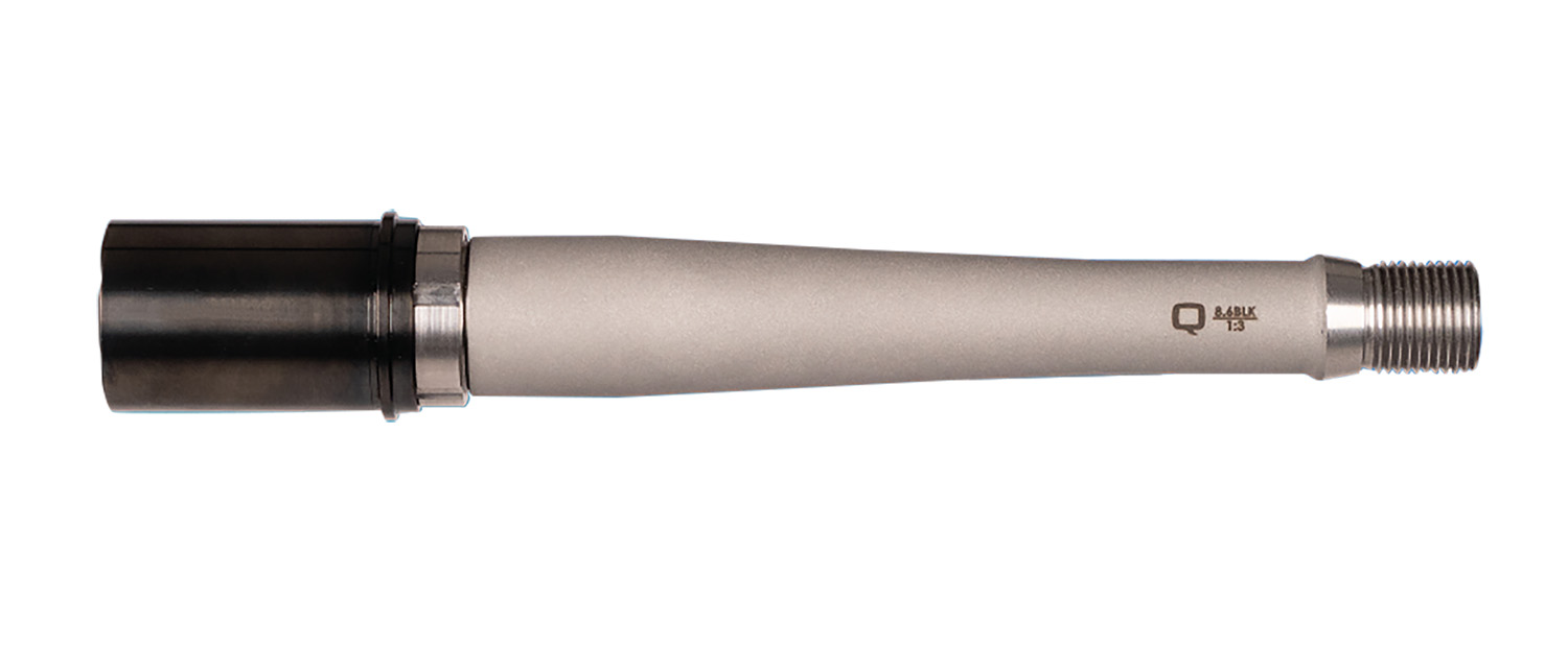 Q LLC ACCFIXBARREL8.68INCH Fixed Barrel Assembly 8.6 Blackout 8" Bead Blasted Matte Stainless Steel Barrel 1 Q LLC ACCFIXBARREL8.68INCH Fixed Barrel Assembly 8.6 Blackout 8" Bead Blasted Matte Stainless Steel Barrel