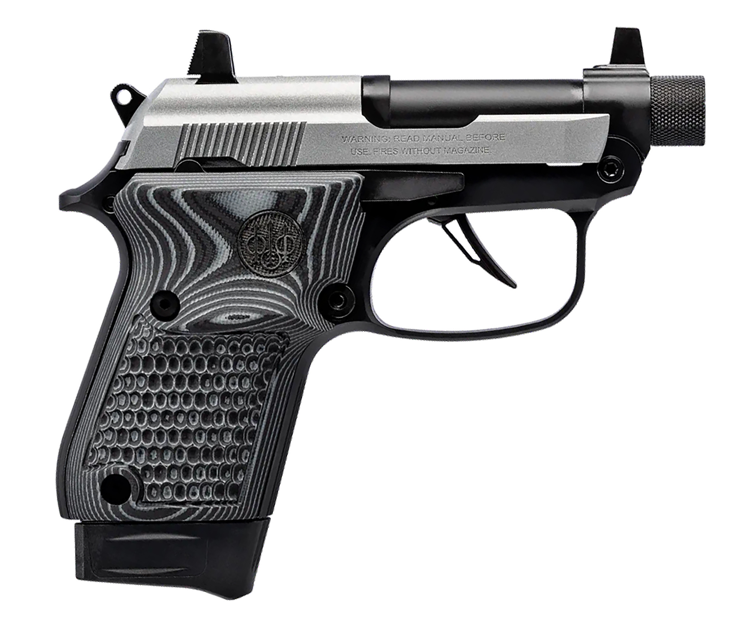Beretta USA J20X22R8M3 20X Bobcat Bug Out Bag Micro Frame 22 LR 8+1 2.80" Black Threaded Tip-Up Barrel, Inox ELS/Serrated Slide, Black Polymer Frame w/Beavertail, Helica Texture Grip 1 Beretta USA J20X22R8M3 20X Bobcat Bug Out Bag Micro Frame 22 LR 8+1 2.80" Black Threaded Tip-Up Barrel, Inox ELS/Serrated Slide, Black Polymer Frame w/Beavertail, Helica Texture Grip