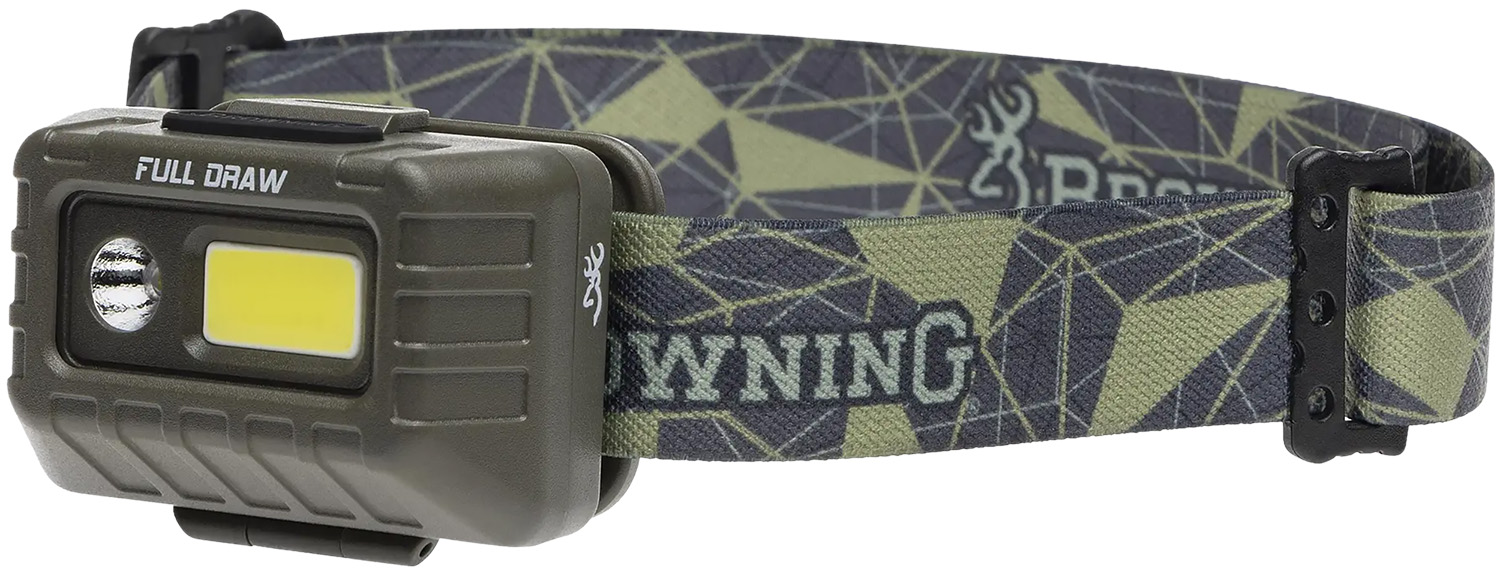 Browning 003713004 Full Draw Headlamp 20/500 Lumens LED Bulb 67yds Beam Distance Cap/Headwear 1 Browning 003713004 Full Draw Headlamp 20/500 Lumens LED Bulb 67yds Beam Distance Cap/Headwear