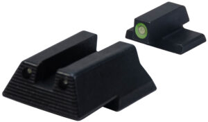 HK 51000933 Night Sight Set Fixed Green Tritium Black Frame Fits HK VP9/P30/VP40/HK45