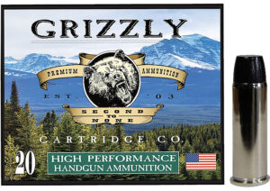 Grizzly Ammo GC44M9 44RemMag 260gr Wide Flat Nose Gas Check 20 Per Box/10 Case