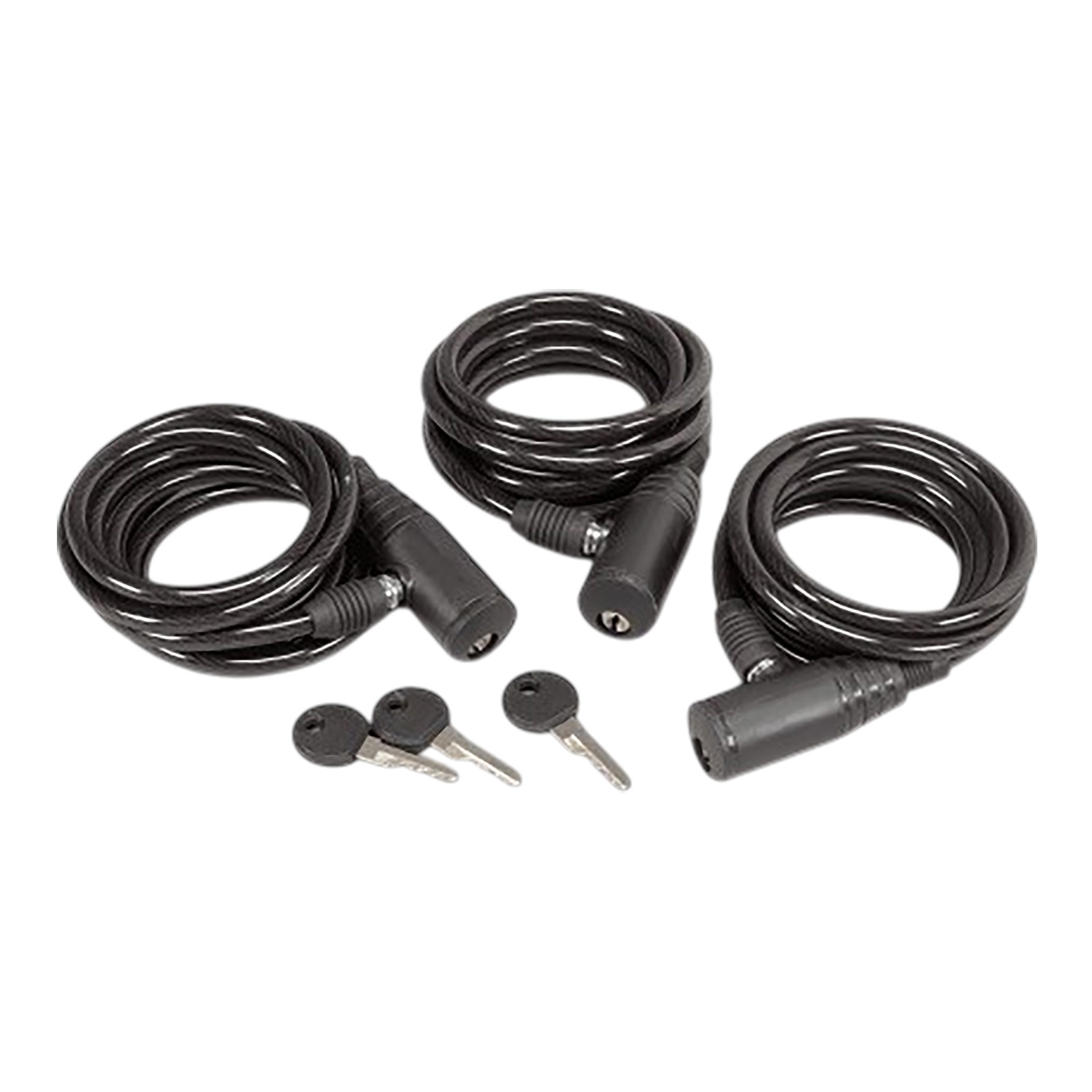 Hunters Specialties HS-00608 Cable Lock Black 3 Pack 6' 1 Hunters Specialties HS-00608 Cable Lock Black 3 Pack 6'